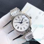 Replica Omega De Ville Date Watch SS White Dial 40mm